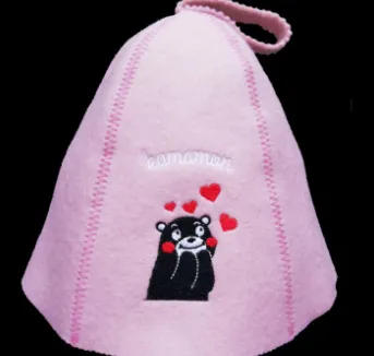 (5)　サウナハット くまモン（ハート）3,500円(税抜)