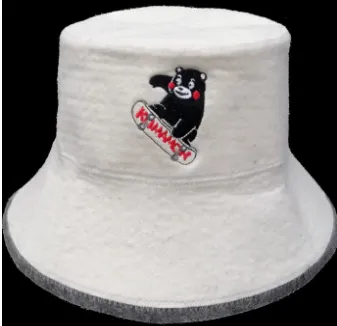 (60)　サウナハット　くまモン （バケットスケボー）3,500円(税抜)