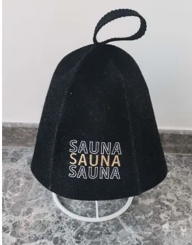 (7)　サウナハット SAUNABLACK（サウナブラッ ク）3,000円(税抜)