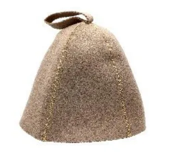 (71)　サウナハット 無地（モカステッチ）　3,600円(税抜)